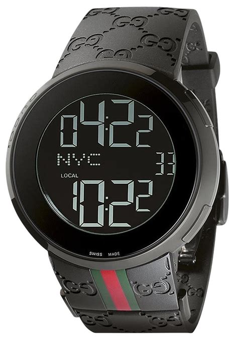 orologio gucci digitale nero|Orologi Gucci in Placcato oro Nero .